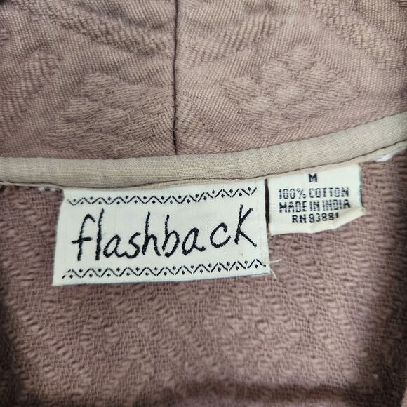 Flashback Vintage Embroidered Coatigan Retro 90s 80s Bohemian Coastal Grandma - Picture 3 of 7